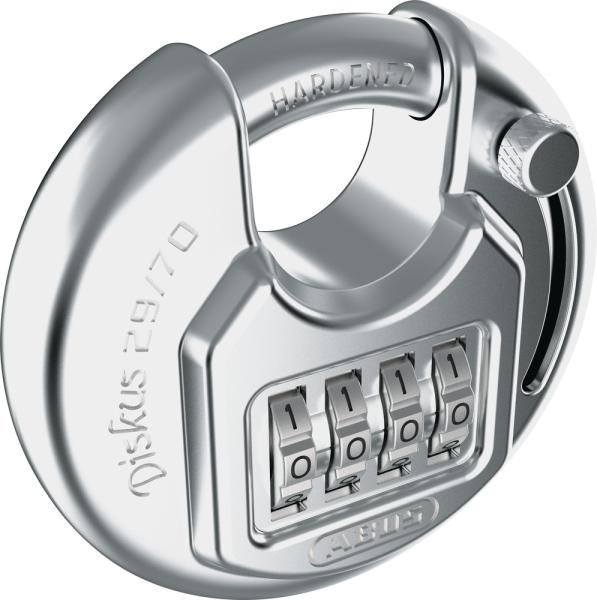 Abus Diskusschloss 70mm, mit Zahlenkombination 4 stellig